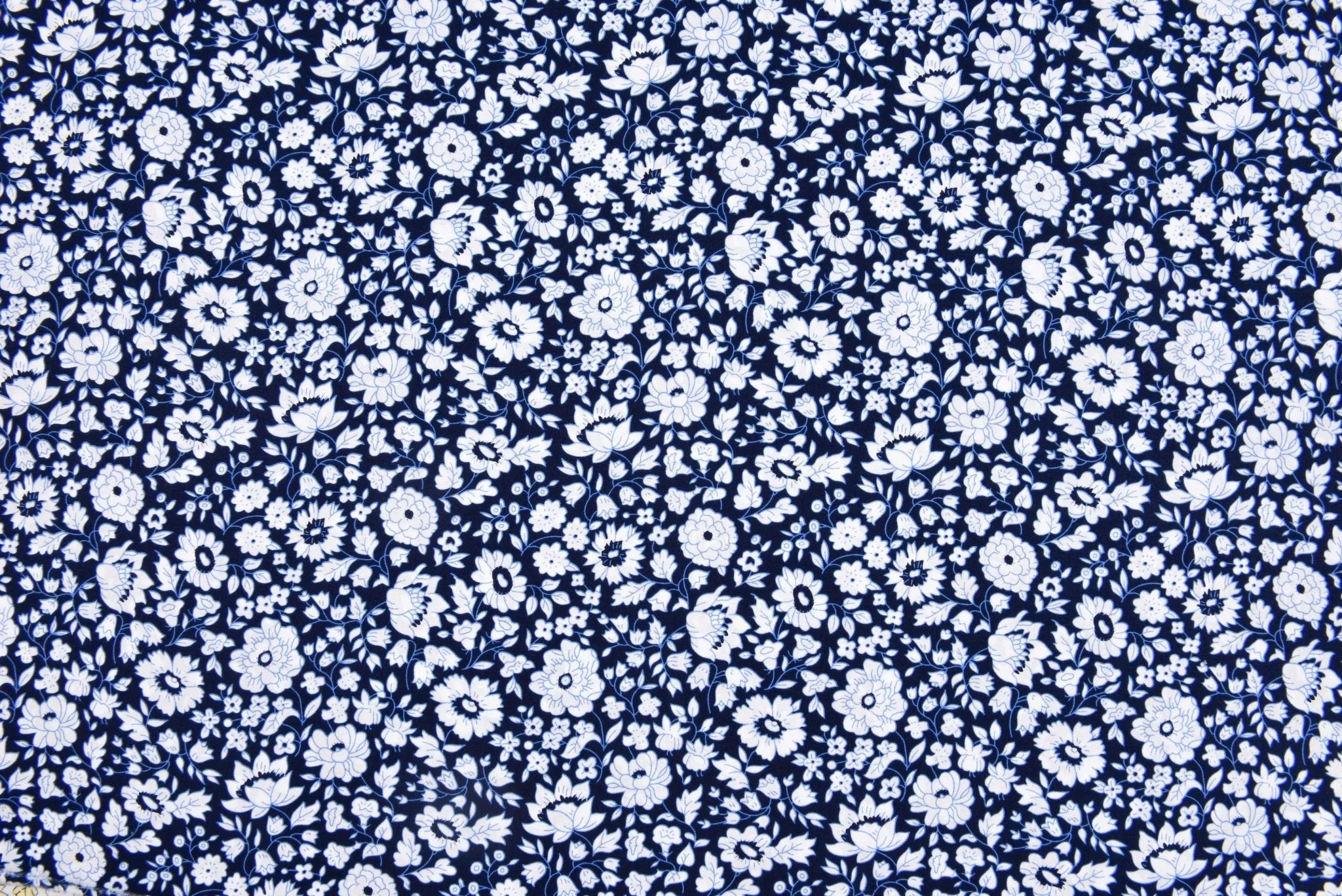 100% Cotton Loom Line  Monochrome Blooms Fabric - 112