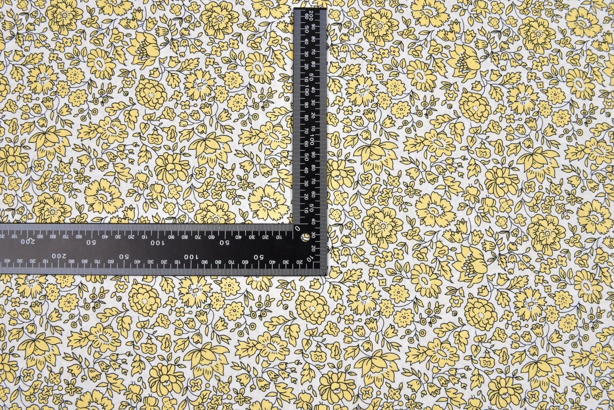 100% Cotton Loom Line  Monochrome Blooms Fabric - 112