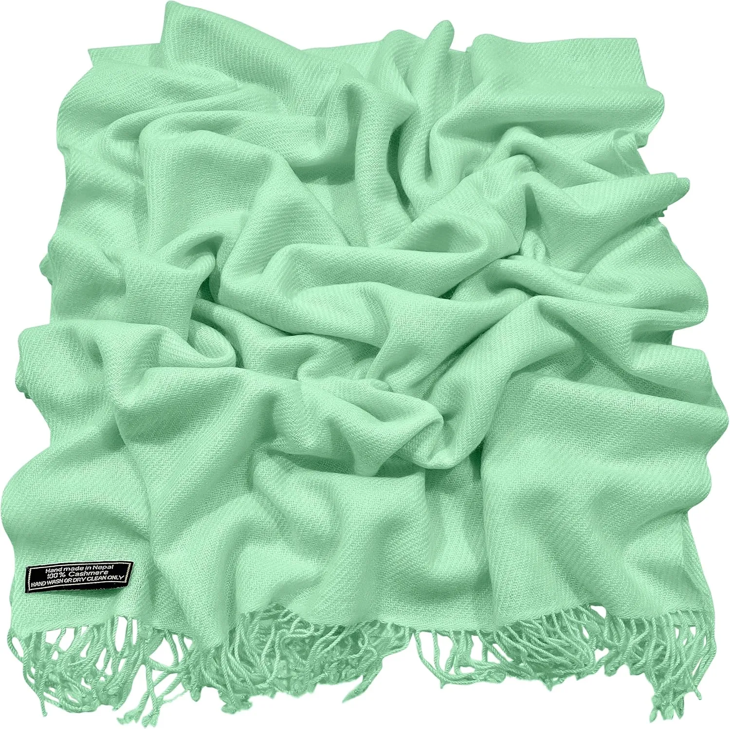CJ Apparel 100% Cashmere Shawl Pashmina Scarf Wrap Stole Head Wrap Hand Made in Nepal New