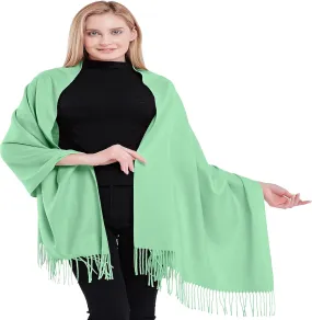 CJ Apparel 100% Cashmere Shawl Pashmina Scarf Wrap Stole Head Wrap Hand Made in Nepal New