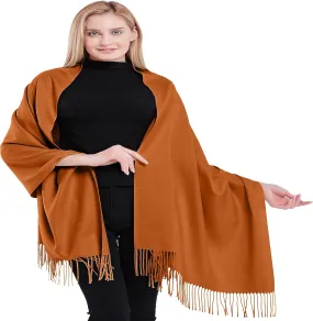 CJ Apparel 100% Cashmere Shawl Pashmina Scarf Wrap Stole Head Wrap Hand Made in Nepal New
