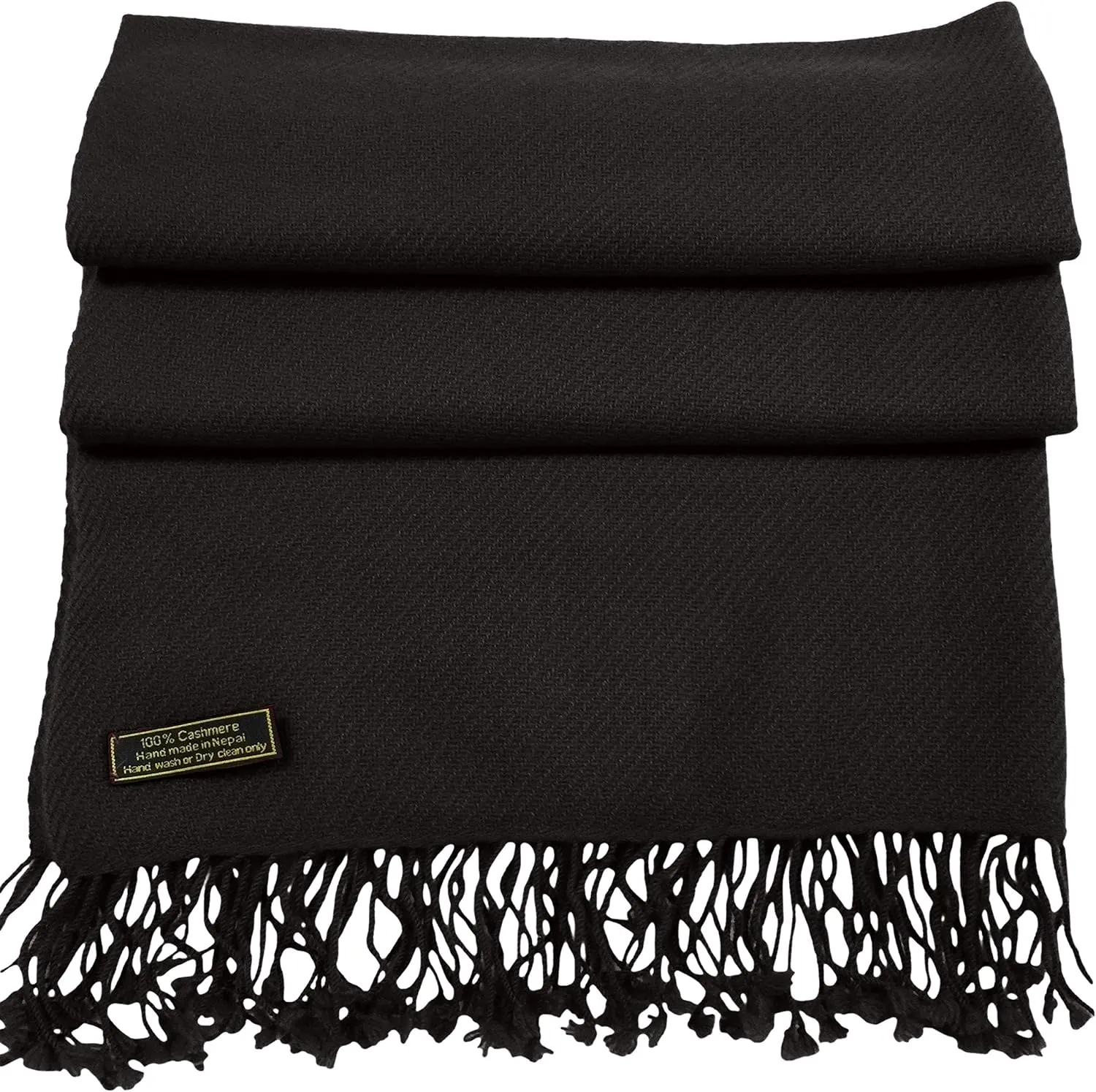 CJ Apparel 100% Cashmere Shawl Pashmina Scarf Wrap Stole Head Wrap Hand Made in Nepal New
