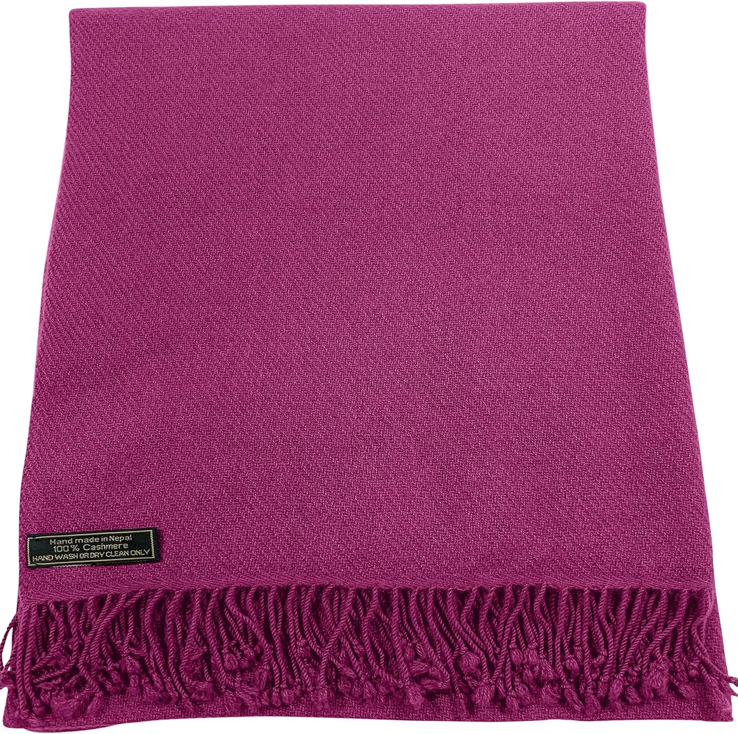 CJ Apparel 100% Cashmere Shawl Pashmina Scarf Wrap Stole Head Wrap Hand Made in Nepal New