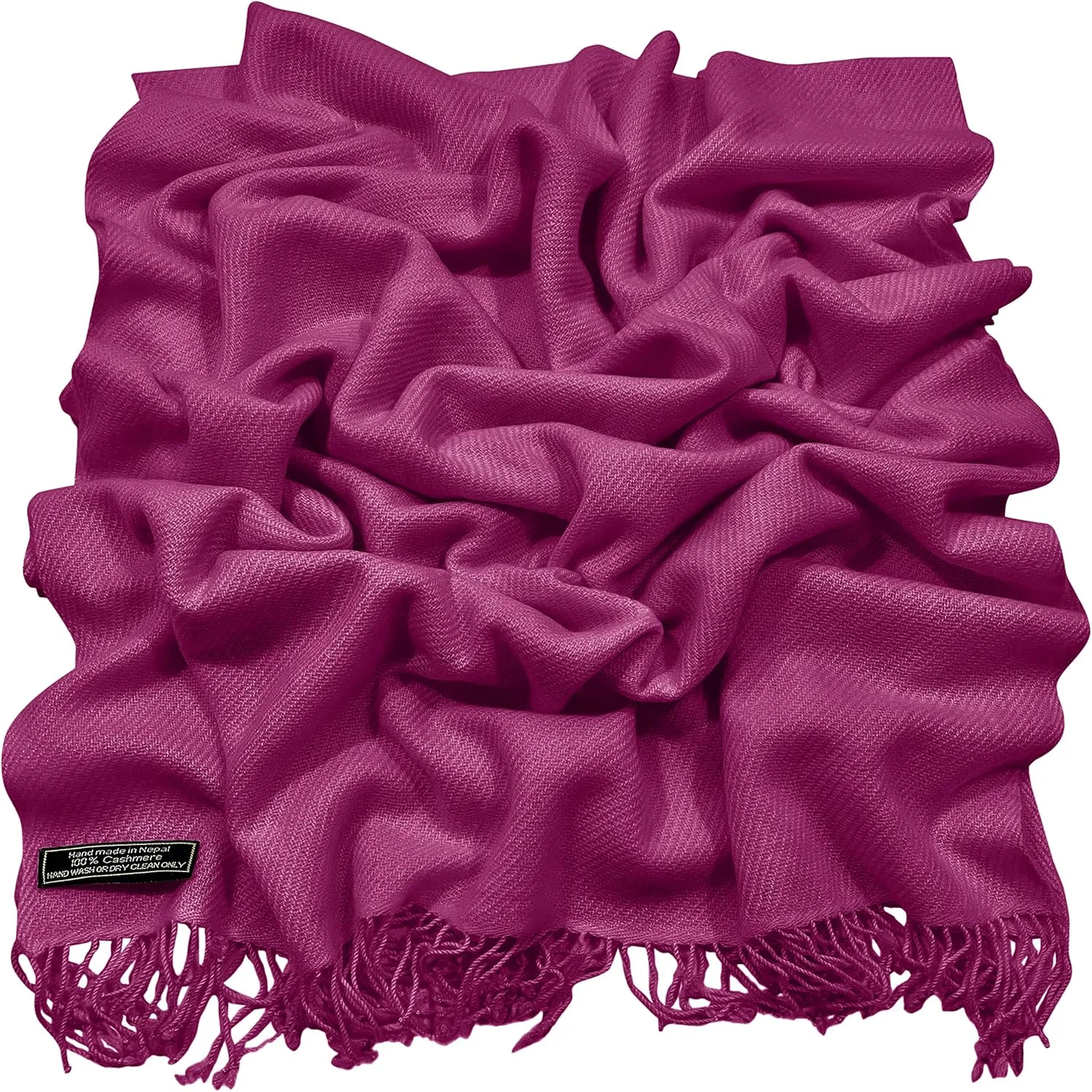 CJ Apparel 100% Cashmere Shawl Pashmina Scarf Wrap Stole Head Wrap Hand Made in Nepal New