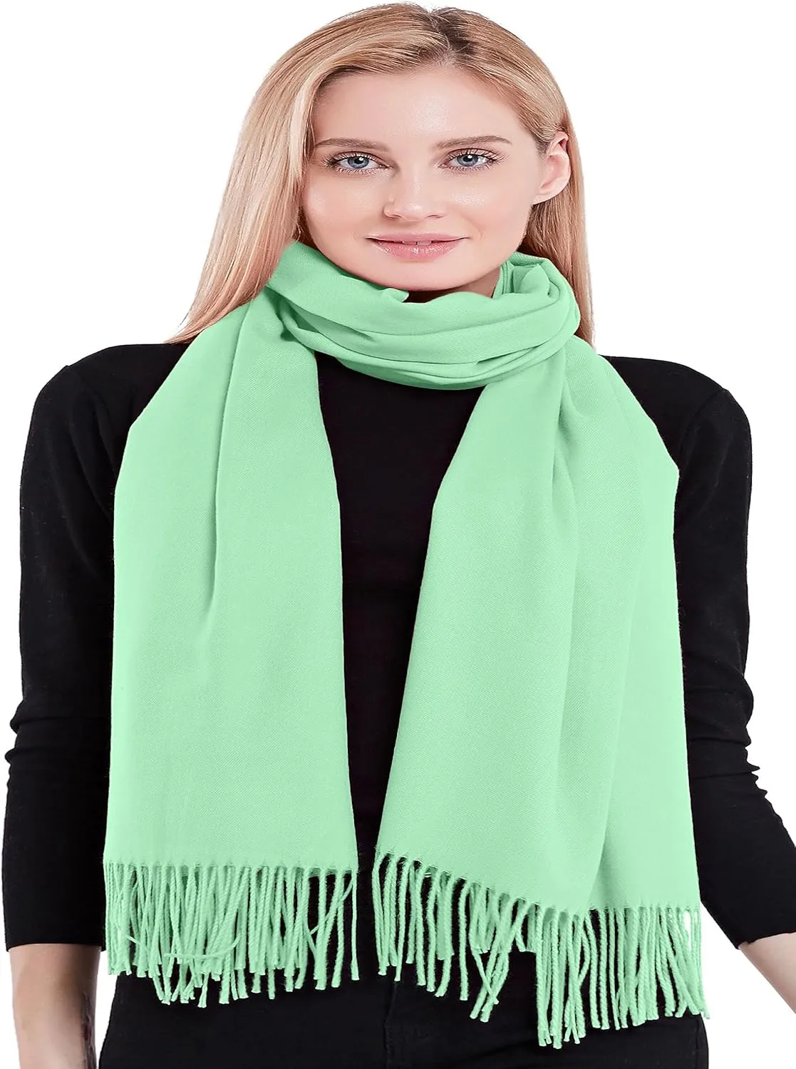 CJ Apparel 100% Cashmere Shawl Pashmina Scarf Wrap Stole Head Wrap Hand Made in Nepal New