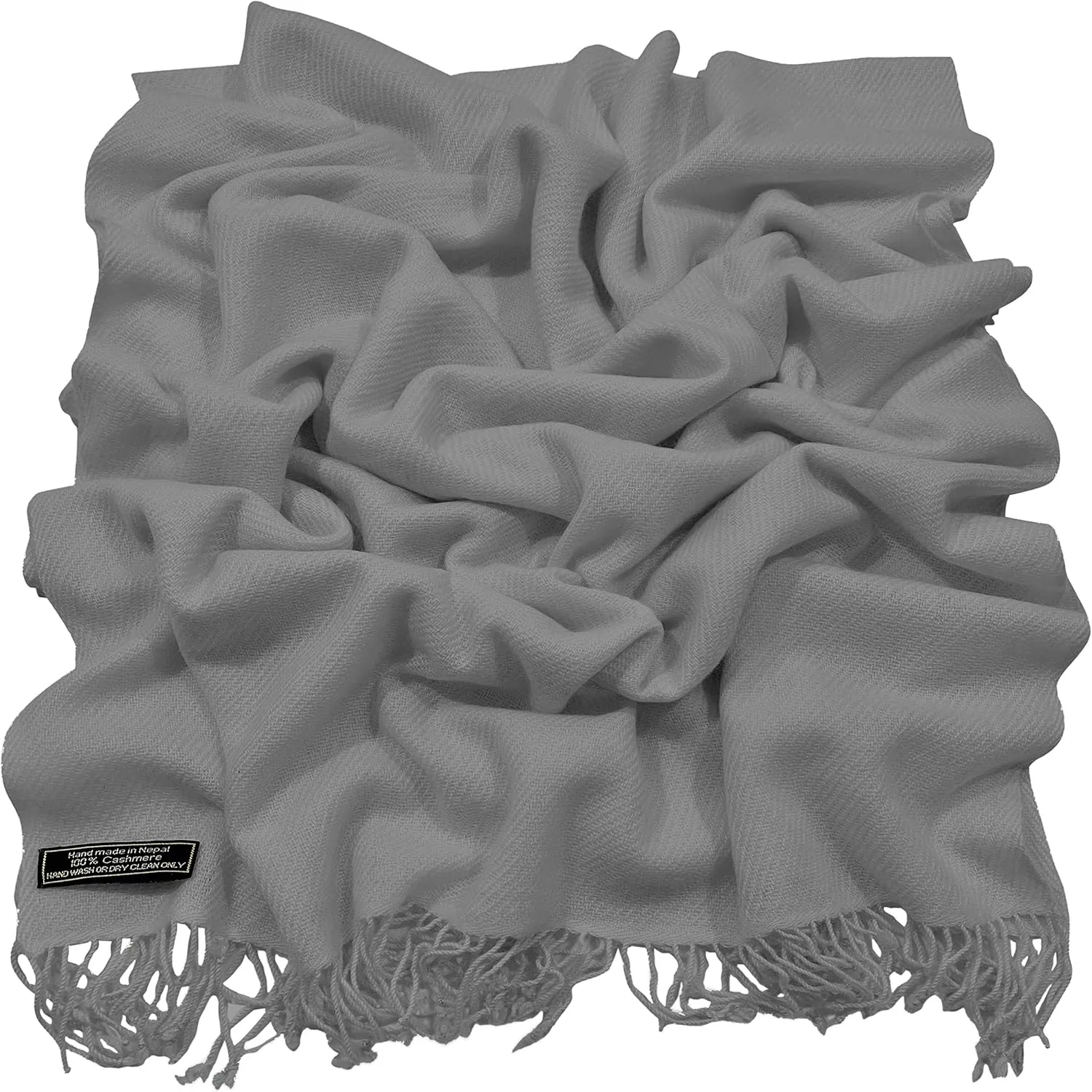 CJ Apparel 100% Cashmere Shawl Pashmina Scarf Wrap Stole Head Wrap Hand Made in Nepal New