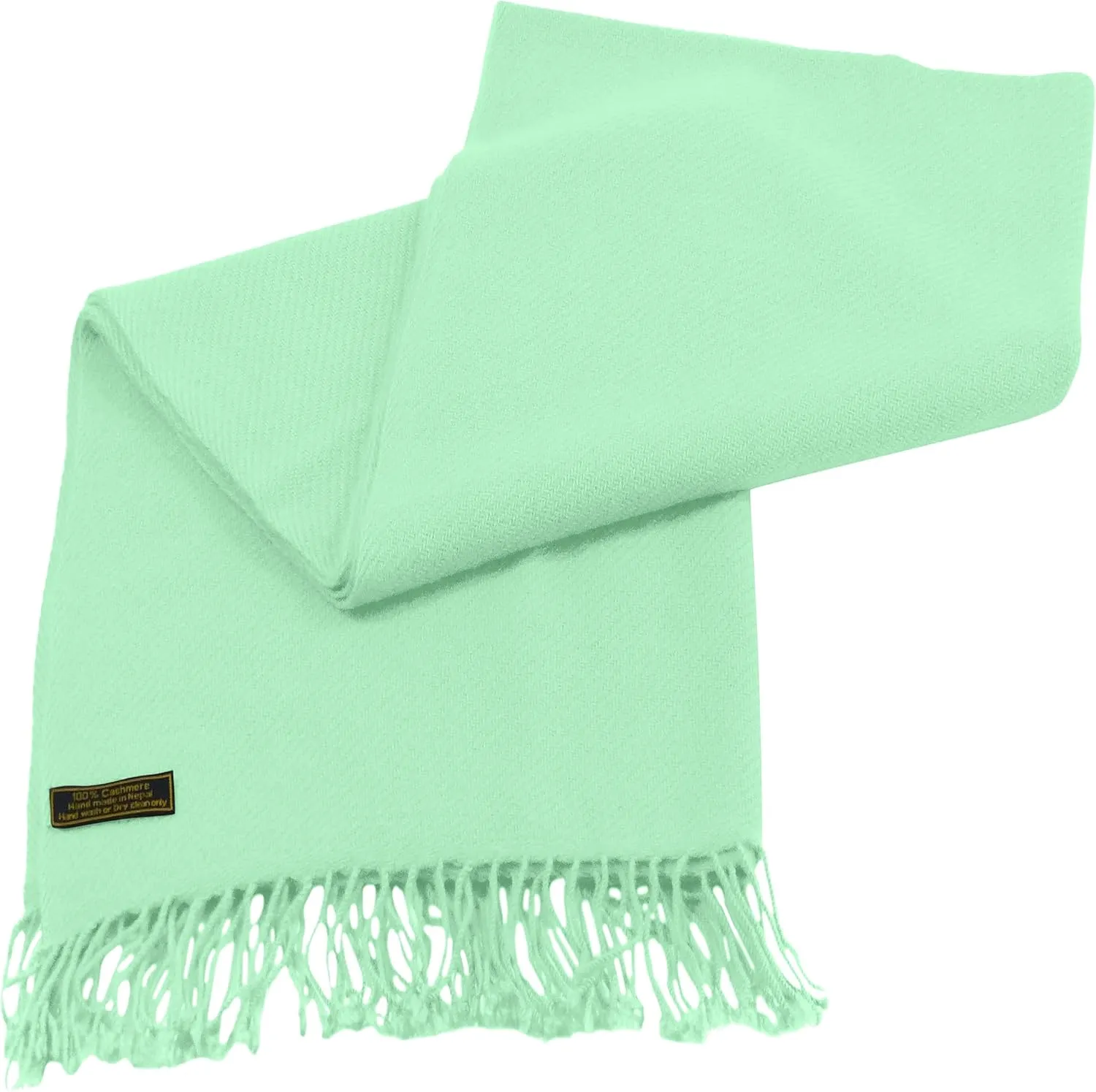 CJ Apparel 100% Cashmere Shawl Pashmina Scarf Wrap Stole Head Wrap Hand Made in Nepal New