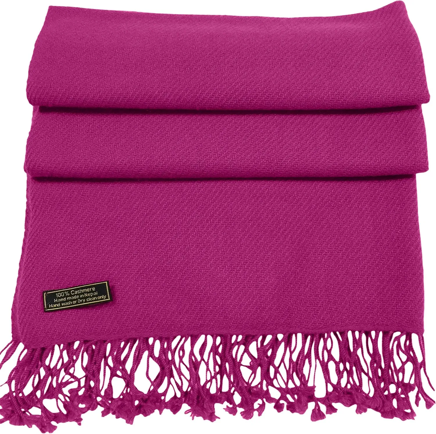 CJ Apparel 100% Cashmere Shawl Pashmina Scarf Wrap Stole Head Wrap Hand Made in Nepal New