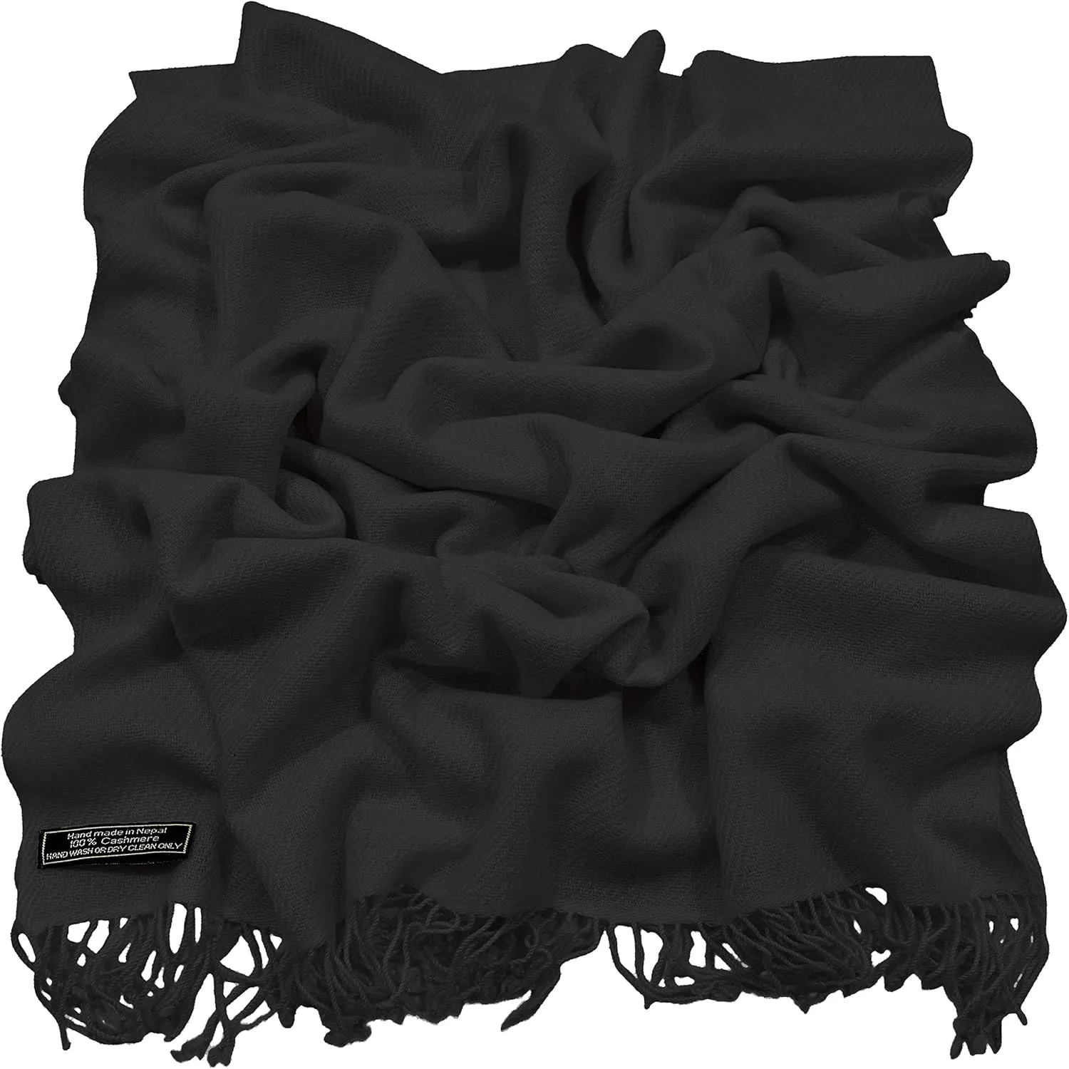 CJ Apparel 100% Cashmere Shawl Pashmina Scarf Wrap Stole Head Wrap Hand Made in Nepal New