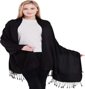 CJ Apparel 100% Cashmere Shawl Pashmina Scarf Wrap Stole Head Wrap Hand Made in Nepal New