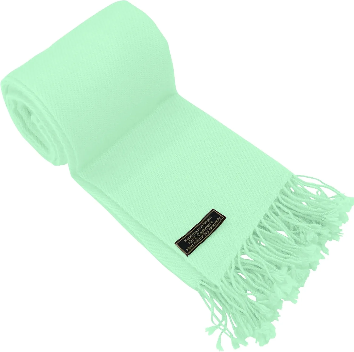 CJ Apparel 100% Cashmere Shawl Pashmina Scarf Wrap Stole Head Wrap Hand Made in Nepal New