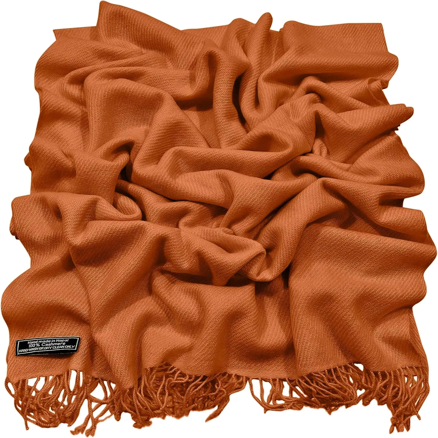 CJ Apparel 100% Cashmere Shawl Pashmina Scarf Wrap Stole Head Wrap Hand Made in Nepal New