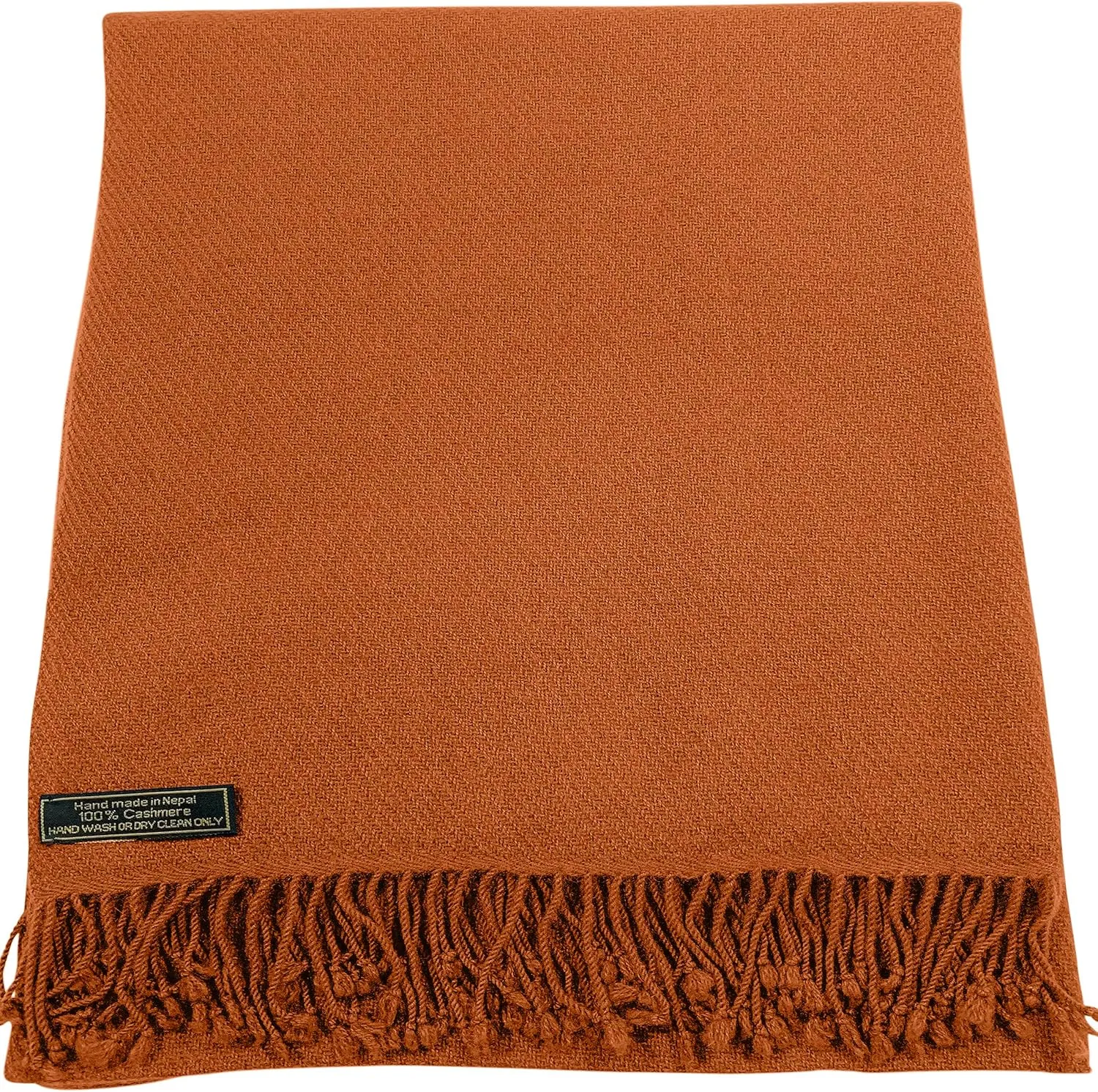 CJ Apparel 100% Cashmere Shawl Pashmina Scarf Wrap Stole Head Wrap Hand Made in Nepal New