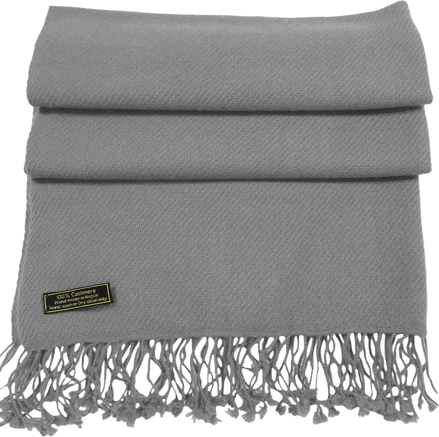 CJ Apparel 100% Cashmere Shawl Pashmina Scarf Wrap Stole Head Wrap Hand Made in Nepal New