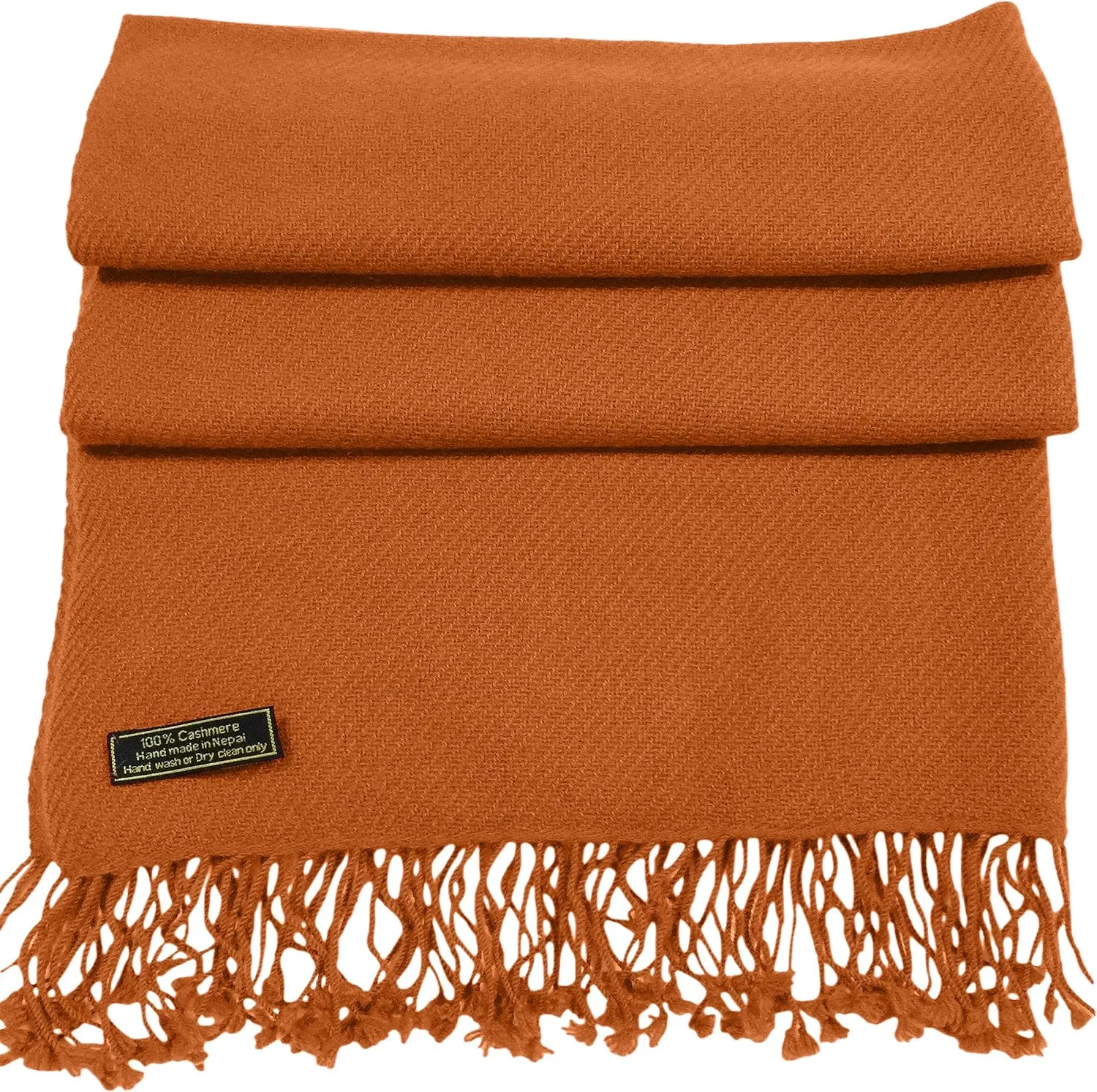 CJ Apparel 100% Cashmere Shawl Pashmina Scarf Wrap Stole Head Wrap Hand Made in Nepal New