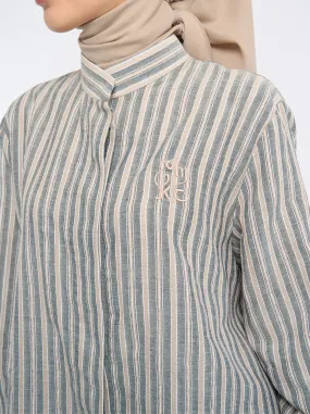 DIYAH BOXY TOP ASH