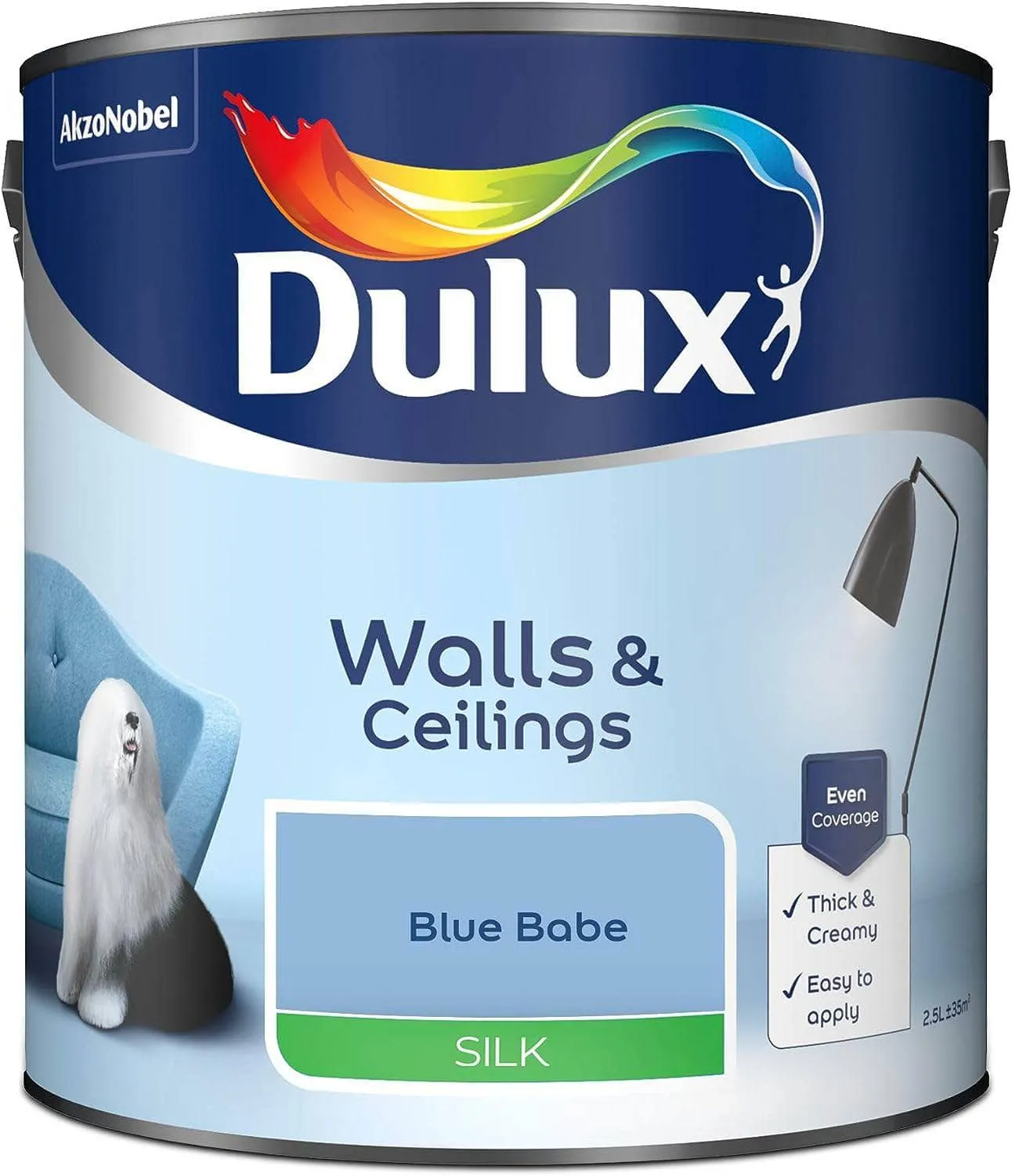 Dulux Silk Emulsion 2.5L - Blue Babe