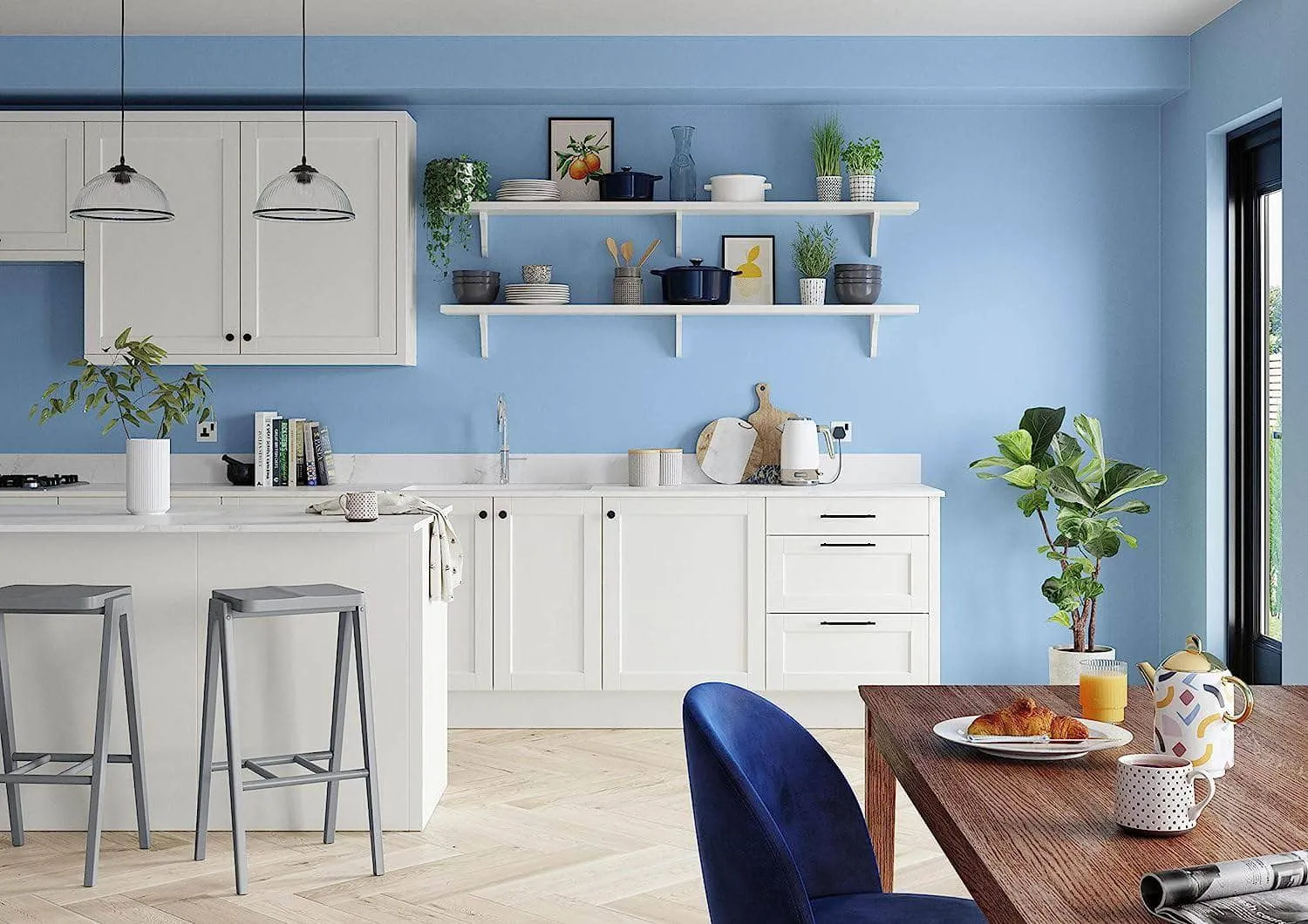 Dulux Silk Emulsion 2.5L - Blue Babe