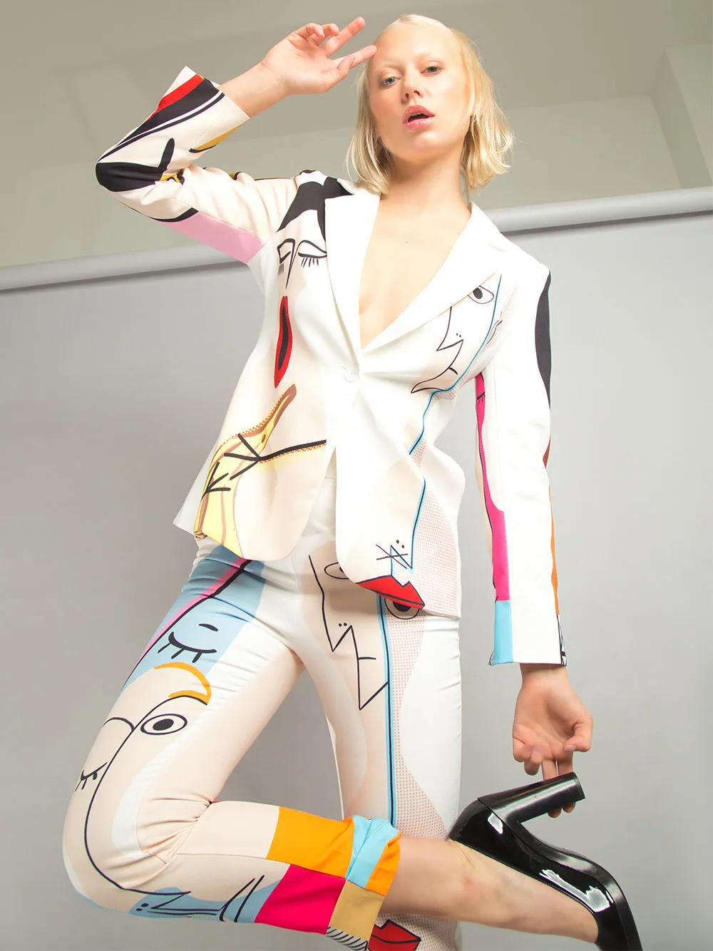 F3TISH Blazer   Pants Matching Set