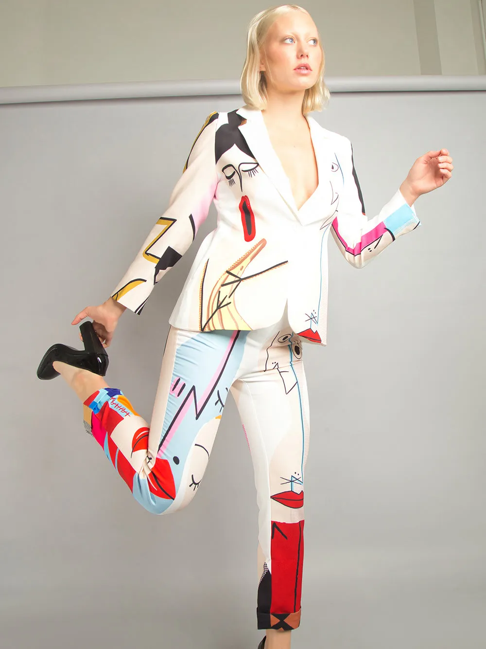 F3TISH Blazer   Pants Matching Set