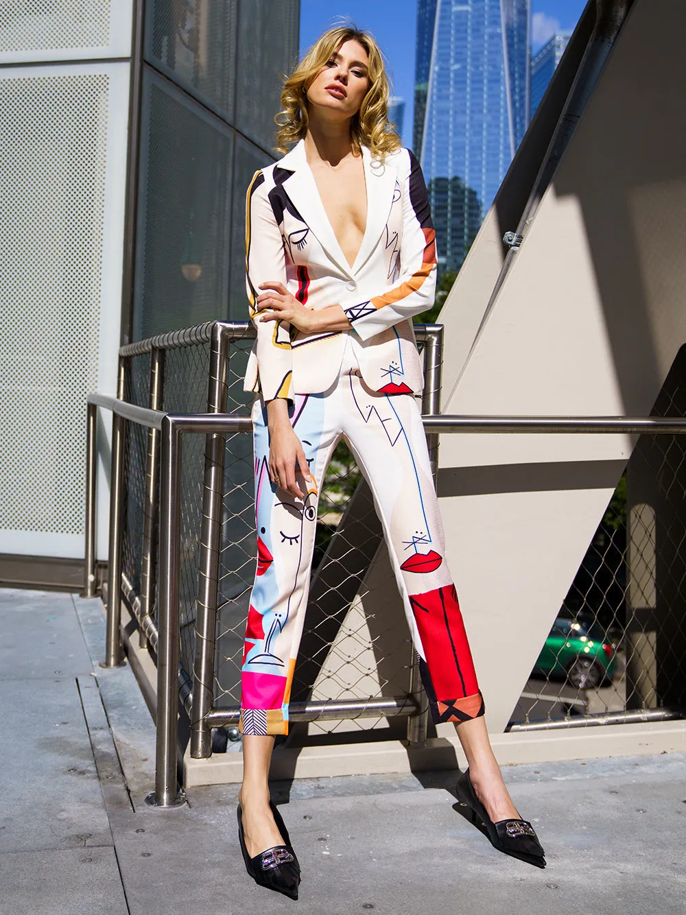 F3TISH Blazer   Pants Matching Set
