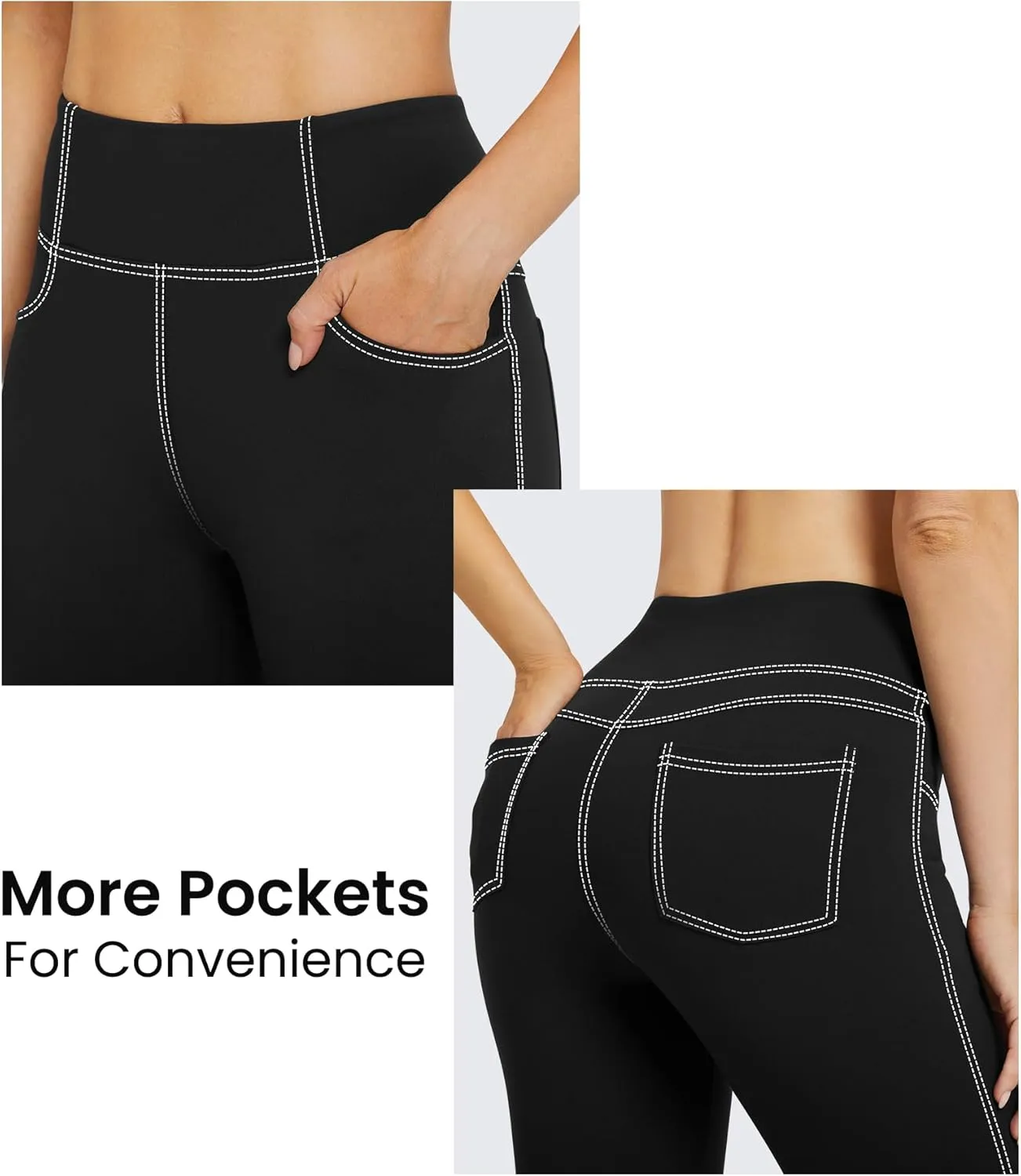 G4Free Bootcut Yoga Pants with 4 Pockets Flare Leggings for Women High Waisted Casual Dress Pants