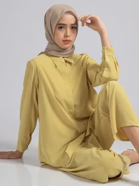 LEONA TOP PLAIN LIME