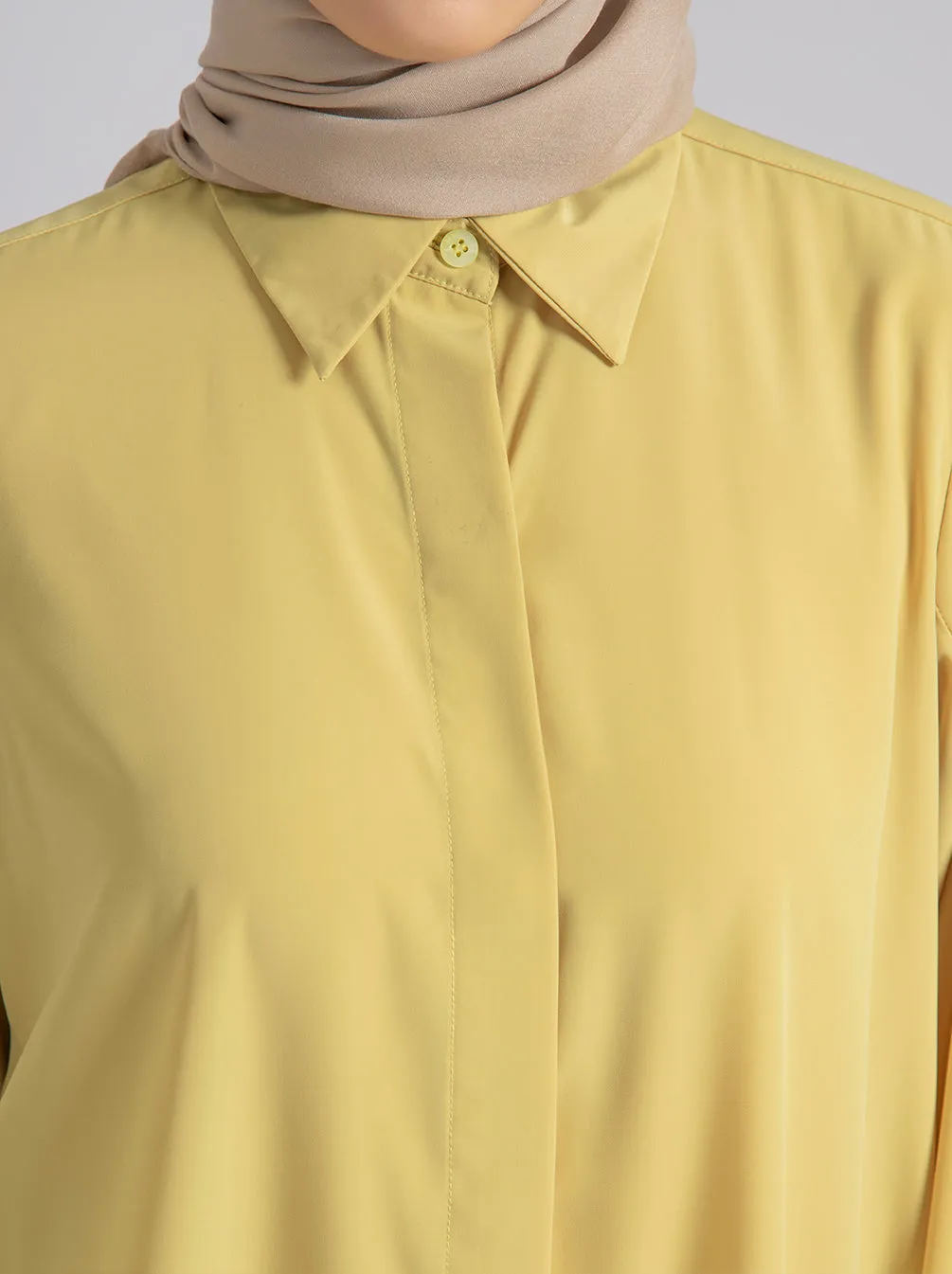 LEONA TOP PLAIN LIME