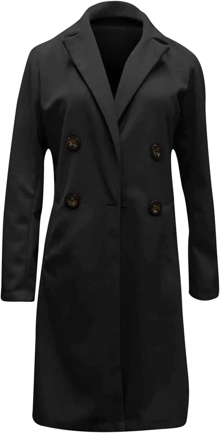 Long Winter Coats for Women Winter Jackets for Women Peacoat Blazers for Women Pea Coats Trench Coat for Women 2024