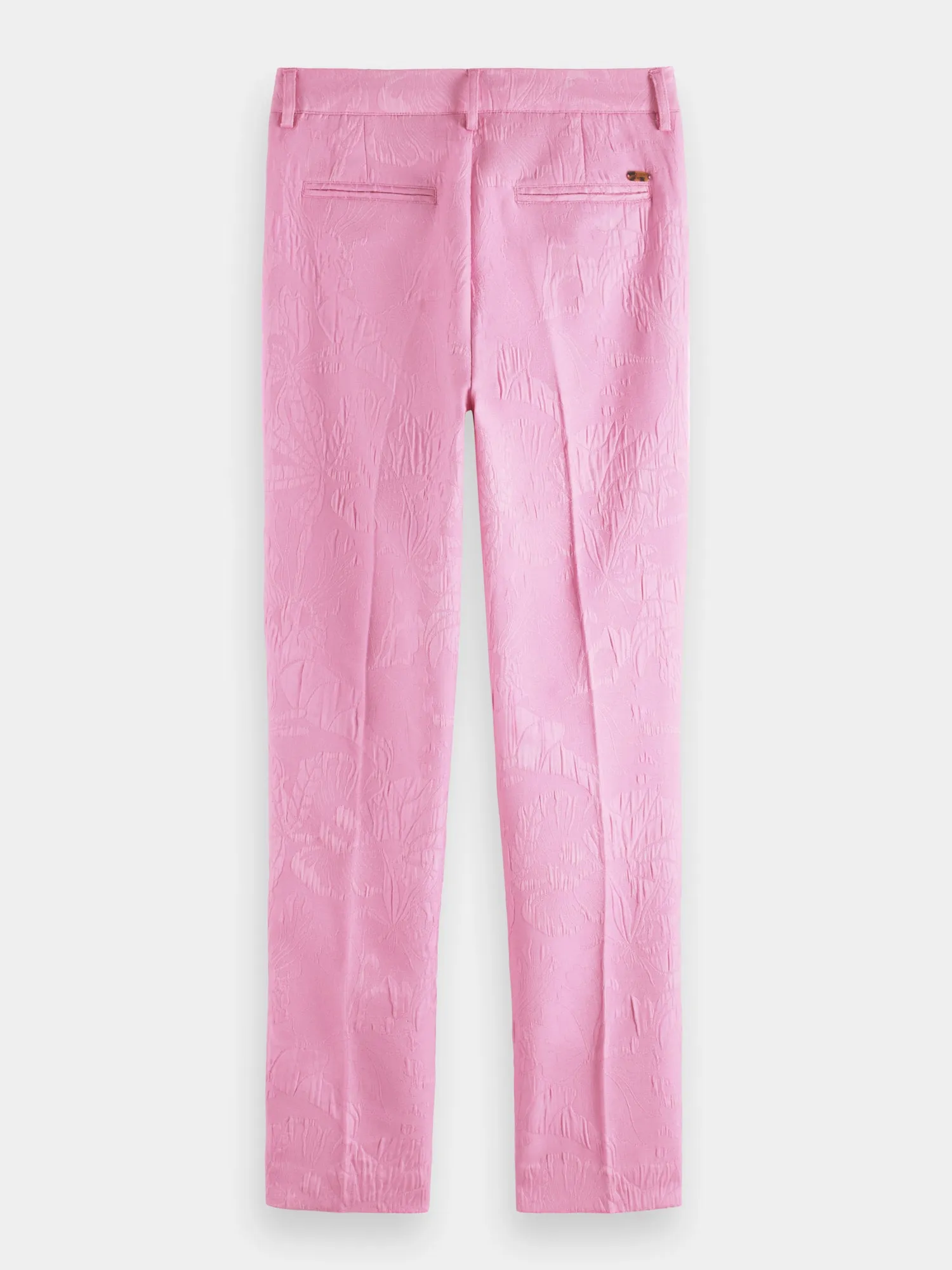 Lowry mid-rise slim jacquard pants