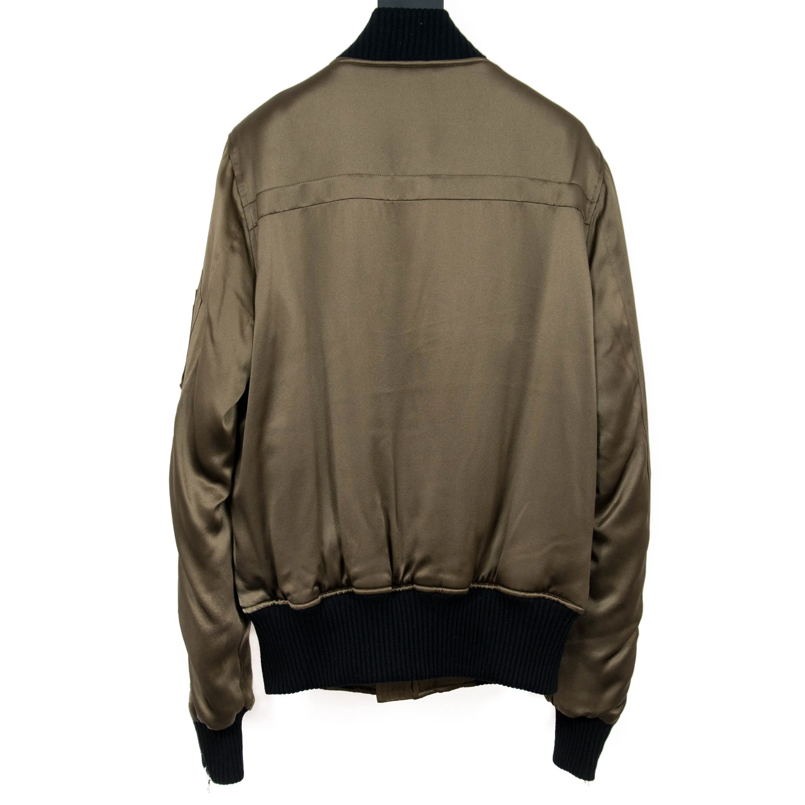 Silk Bomber Jacket