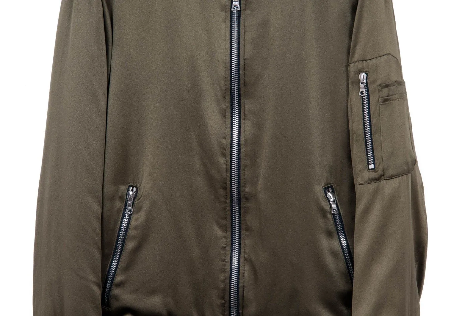 Silk Bomber Jacket