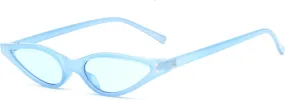 Vintage Cat Eye Sunglasses Small Rivet Women Designer Shades Sun Glasses