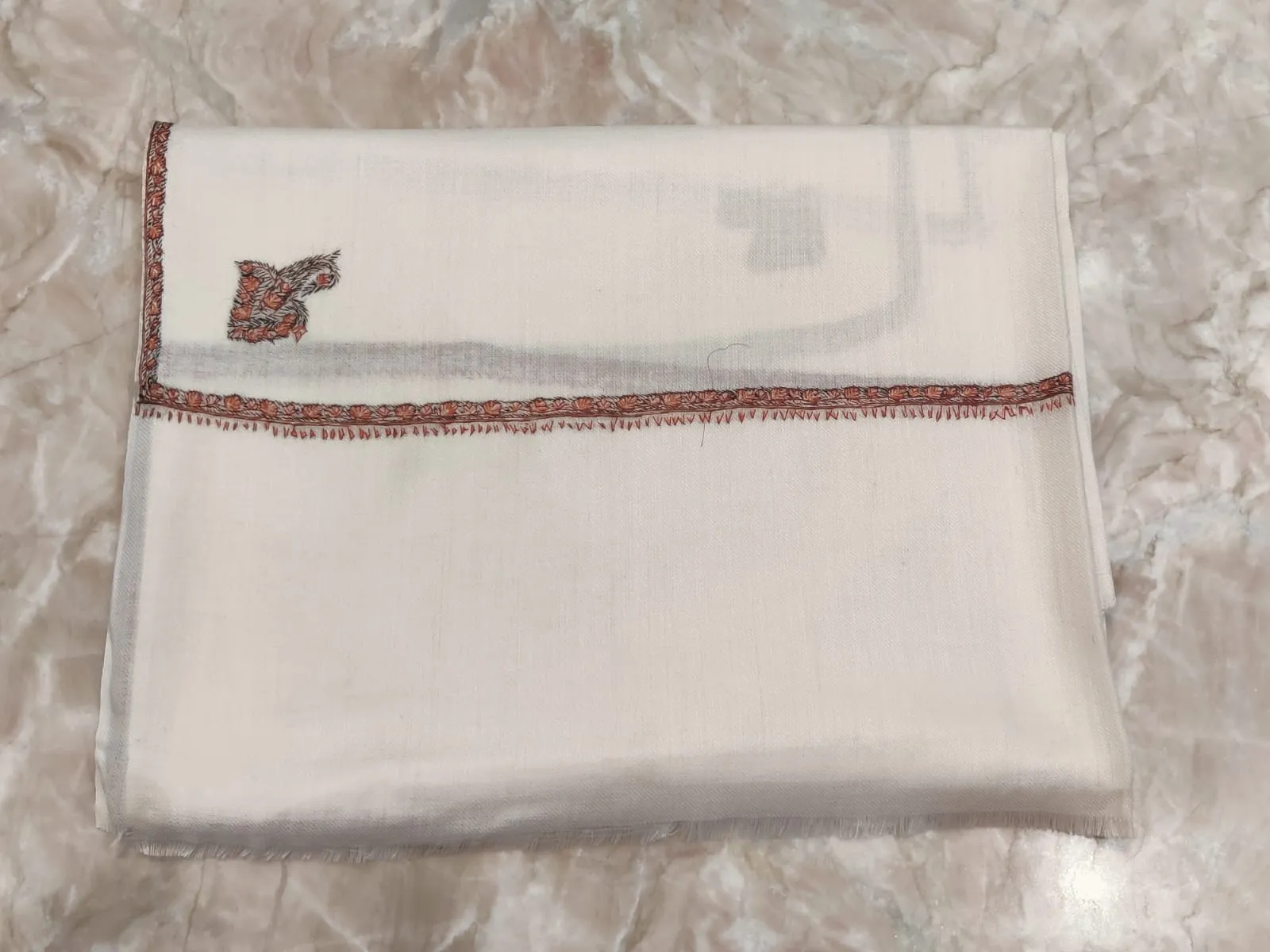 Winter Special Pashmina Wool Real Kashmiri Sozni  Men's Shawls