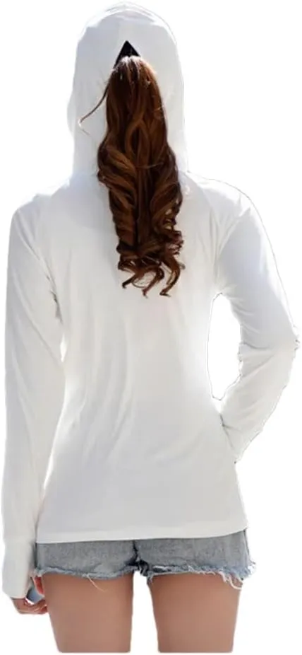 Women UV Sunscreen Jacket Cycling Outdoor Sport Sun Protection Hoodie Shirts Ice Silk Breathable Skin Coat