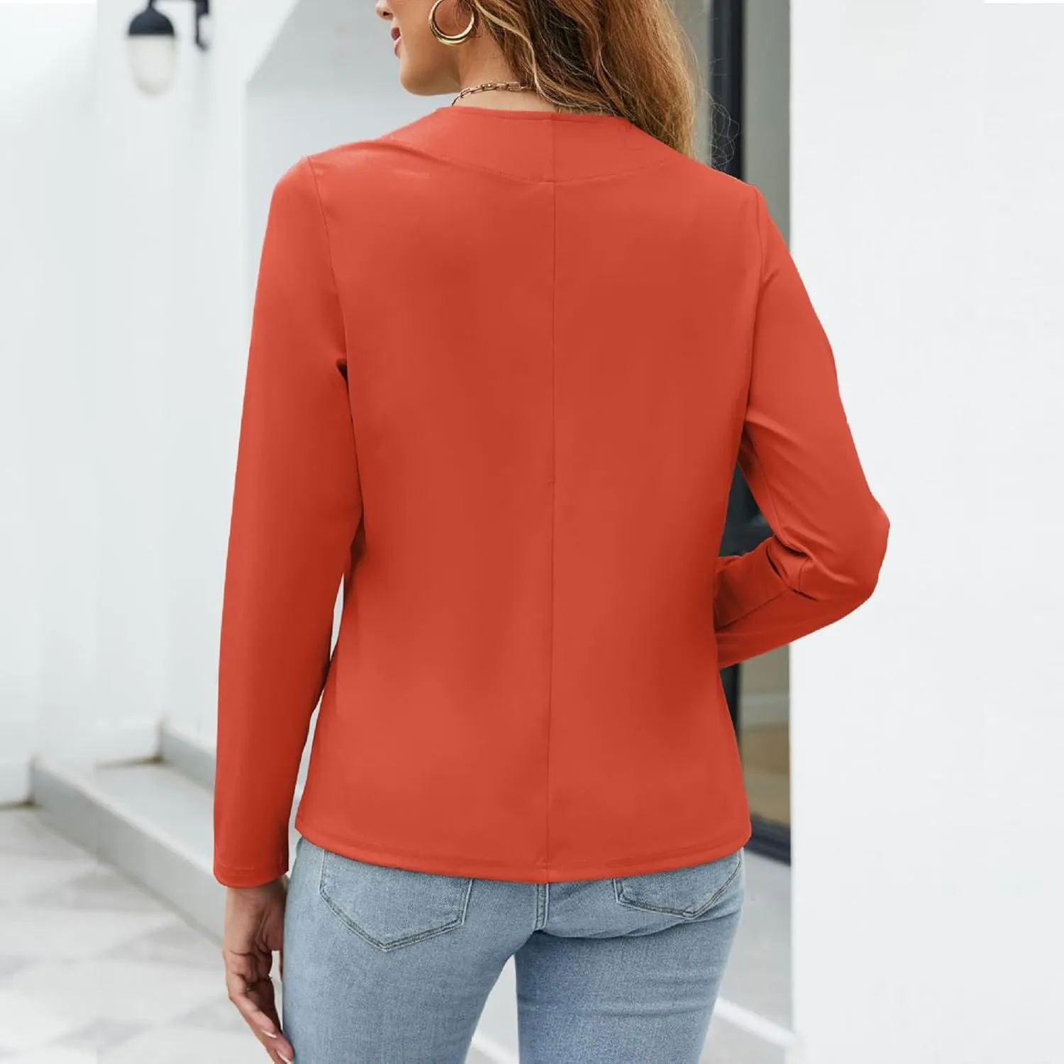 Women's Blazers Business Casual Suit Jackets Fashion Work Office Blazer Coats Open Front Long Sleeve Cardigans