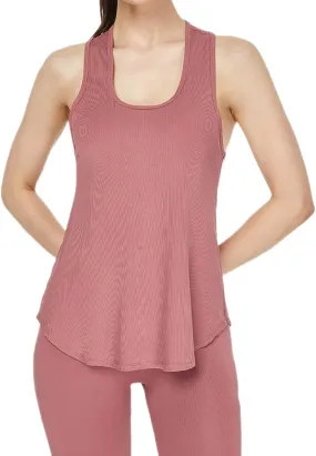 Workout Tank Tops for Women Racerback Tops Sleeveless Running Shirts Loose Athletic Gym Quick Dry Exercise Yoga Shirts